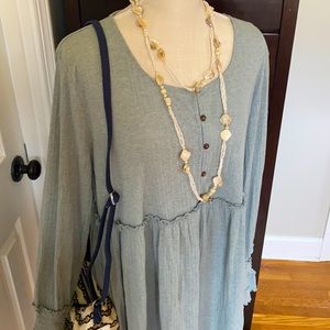 Free People Beach Button Front Dress